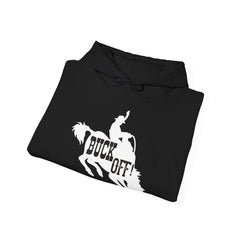 Buck Off Western Horse Hooded Sweatshirt