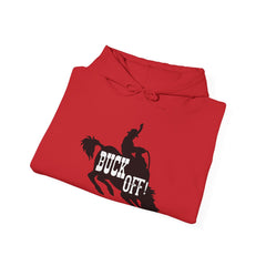 Buck Off Western Horse Hooded Sweatshirt