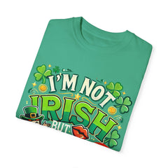 St Patrick's Day Men's T-Shirt, Funny leprechaun shirt, Irish green paddy's day shirt, Green Shamrock clothing