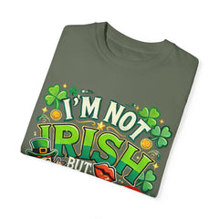 St Patrick's Day Men's T-Shirt, Funny leprechaun shirt, Irish green paddy's day shirt, Green Shamrock clothing