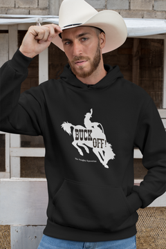 Buck Off Western Horse Hooded Sweatshirt