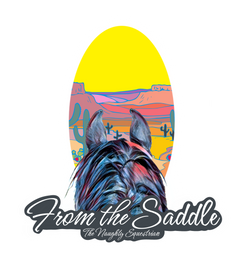 Desert From The Saddle Series Sticker, Laptop Sticker, Western Vinyl Decal