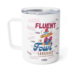 Fluent In Fowl Language Farm Animal Mug, Camp Cup