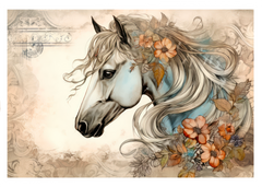 Gentle Whispers - Pastel Petal Whisper Greeting Card