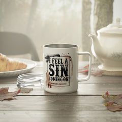 I Feel a Sin Coming On Western Mug, Camp Cup