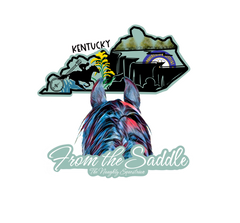 Kentucky From The Saddle Series Sticker, Laptop Sticker, Western Vinyl Decal