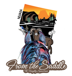 Nevada From The Saddle Series Sticker, Laptop Sticker, Western Vinyl Decal