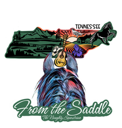 Tennessee From The Saddle Series Sticker, Laptop Sticker, Western Vinyl Decal