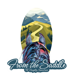 Trail Riding From The Saddle Series Sticker, Laptop Sticker, Western Vinyl Decal