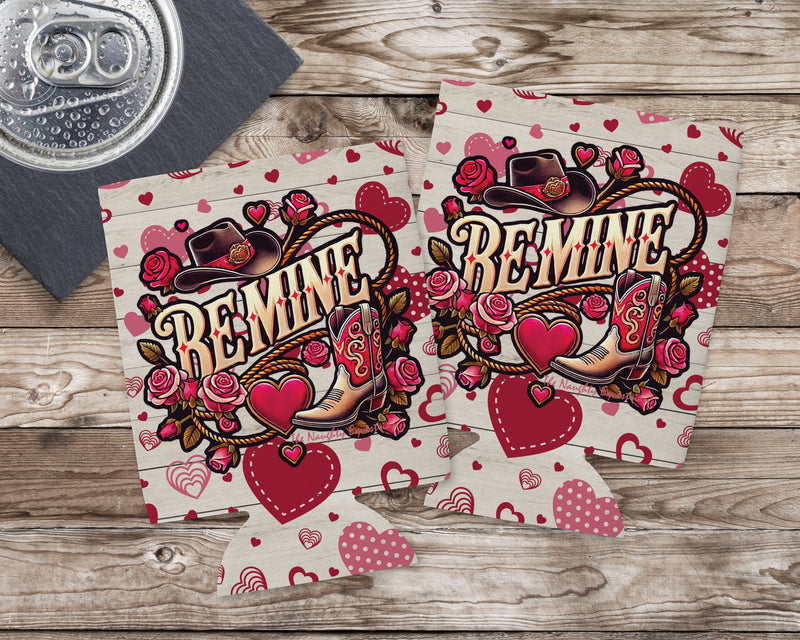 Be Mine Cowboy Can Cooler 12 oz Regular