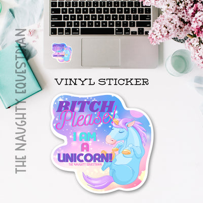 I Am A Unicorn Horse Sticker