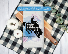 Bucking Bronco Western Kitchen Towel