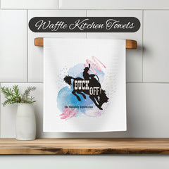 Bucking Bronco Western Kitchen Towel