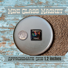 Mini Glass Magnets Barnyard Snark Set of 6 Magnets