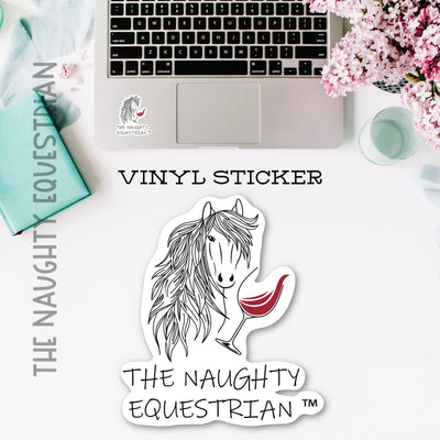 The Naughty Equestrian Sticker