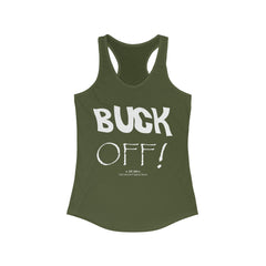 Buck Off Western Racerback Tank